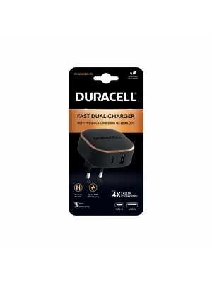 Duracell DURACELL WALL CHARGER 30W BLACK Şarj Cihazları