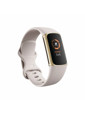FITBIT Fitbit Charge 5 Ay Beyazı/Altın Akıllı Bileklik Giyilebilir Teknoloji