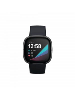 FITBIT Fitbit Sense - Karbon Siyah Akıllı Saat Giyilebilir Teknoloji
