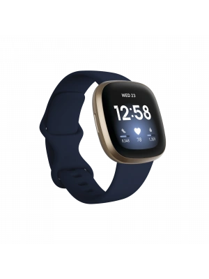 FITBIT Fitbit Versa 3 - Gece Mavisi/Altın Akıllı Saat Giyilebilir Teknoloji