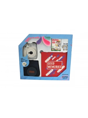 FUJIFILM Mini 9 Box Scrapbook SMO White Fotoğraf Makinesi