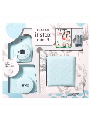 FUJIFILM Mini9Box Albm/kılıf/kgt Mavi Fotoğraf Makinesi