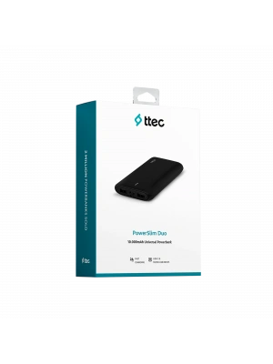 TTEC Ttec 2BB163S PowerSlim Duo 10.000mAh Ta Powerbank