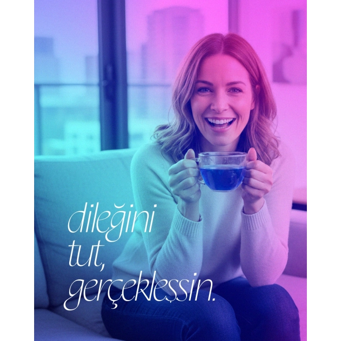 Mavi Kelebek Çay (Butterfly Pea Flower) 20 Adet Şase