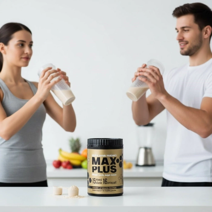 Max Plus Kilo Almaya Yardımcı Bitkisel Takviye - 15 Vitamin & 16 Amino Asit