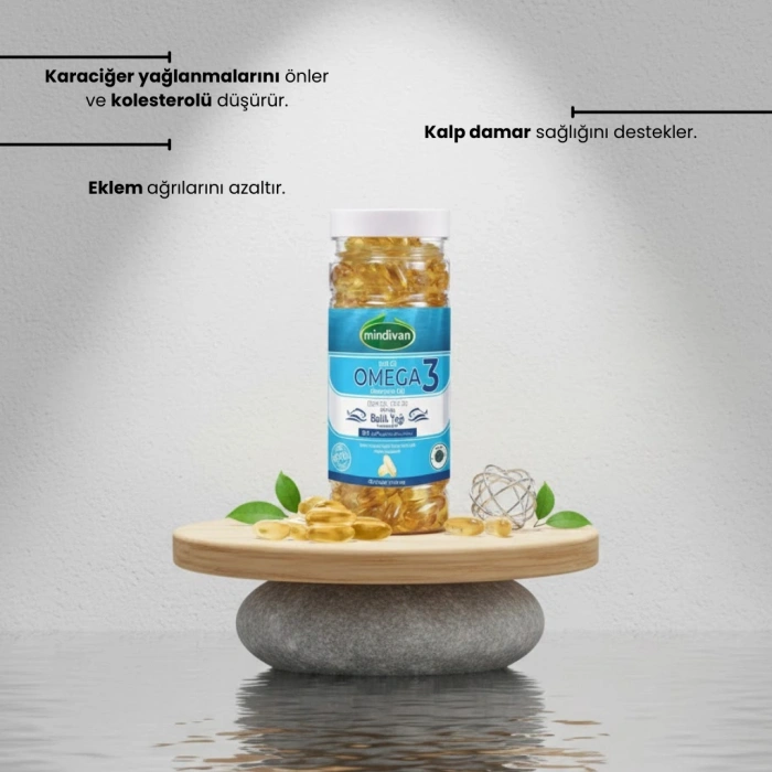 Mindivan Omega-3 Balık Yağı 1000 mg - 100 Softjel