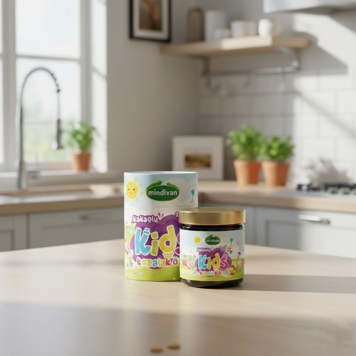 Mindivan Kids Kakaolu Kozalak Macunu - Bitkisel Çocuk Macunu