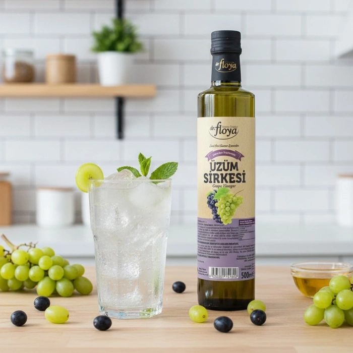 Dr. Floya Geleneksel Doğal Fermantasyon Üzüm Sirkesi - 500 ml