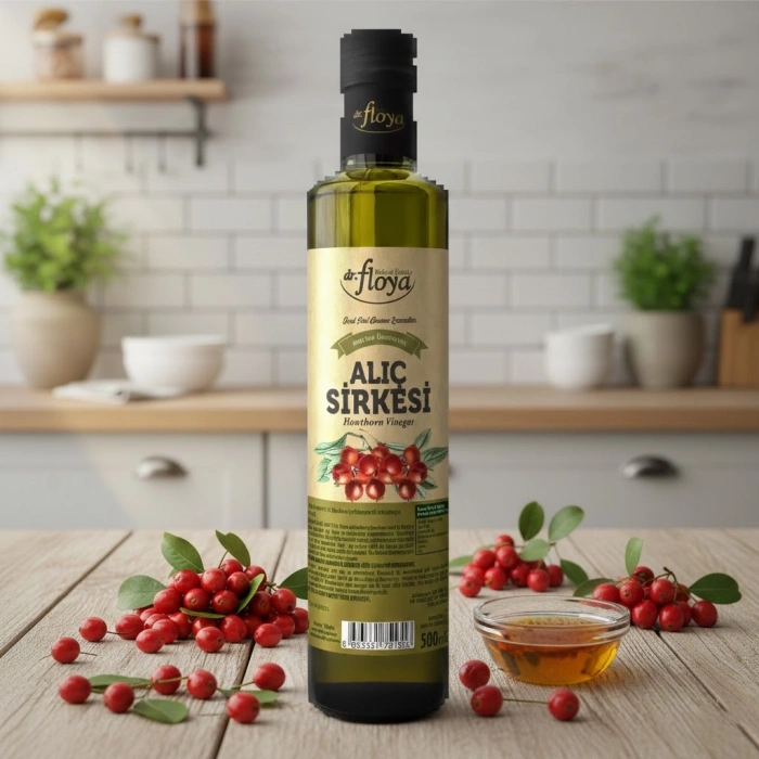 Dr. Floya Doğal Fermente Alıç Sirkesi (500 ml)