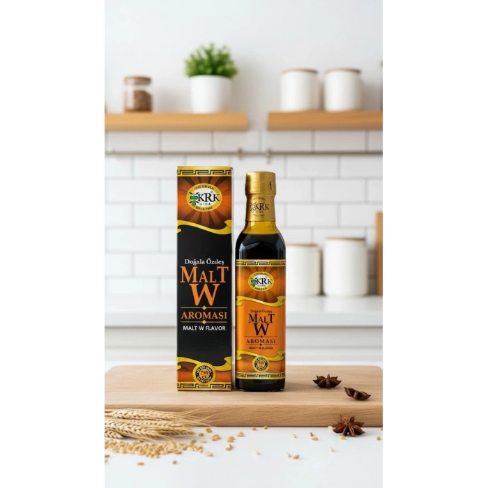 KRK Malt W Aroması – Ev Yapımı İçecekler İçin Yoğun Meşe ve İskoç Karakterli Malt Esansı