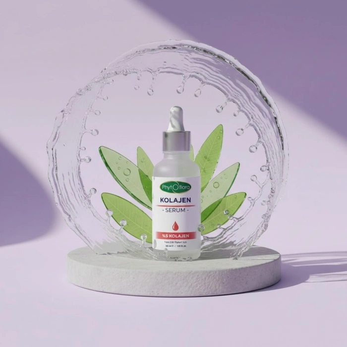 Phyto Flora %5 Kolajen Serumu - Sıkılaştırıcı ve Yaşlanma Karşıtı Yüz Bakım Serumu - 30 ml