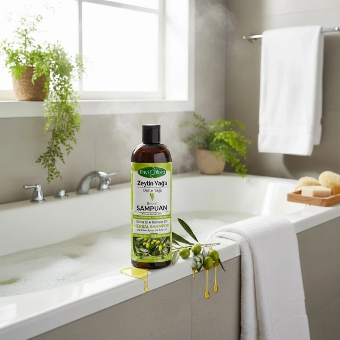 Phytoflora Zeytinyağlı & Defne Yağlı Bitkisel Şampuan 400 ml - Tüm Saç Tiplerine Özel Bakım