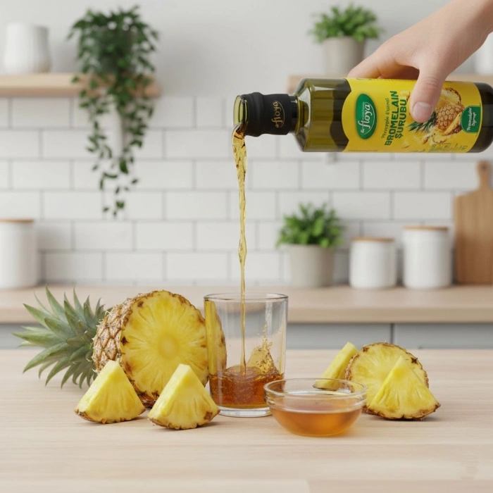 Dr. Floya Doğal Ananas Ekstresi Bromelain Şurubu - Ödem Atıcı & Detoks Etkili 250ml