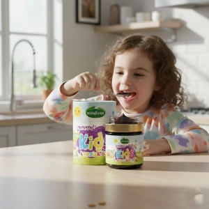 Mindivan Kids Kakaolu Kozalak Macunu - Bitkisel Çocuk Macunu