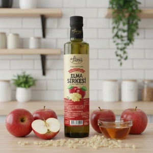 Dr. Floya Sandaloz Sakızlı Elma Sirkesi - 500 ml - Doğal Fermente Detoks Sirkesi