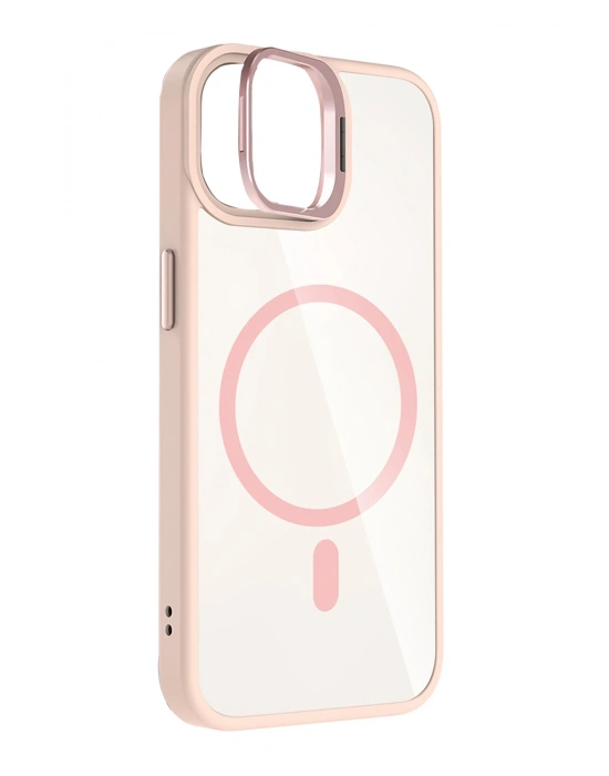 Joko Apple iPhone 11 Remim Lensli Magsafe Standlı Kapak - Pembe