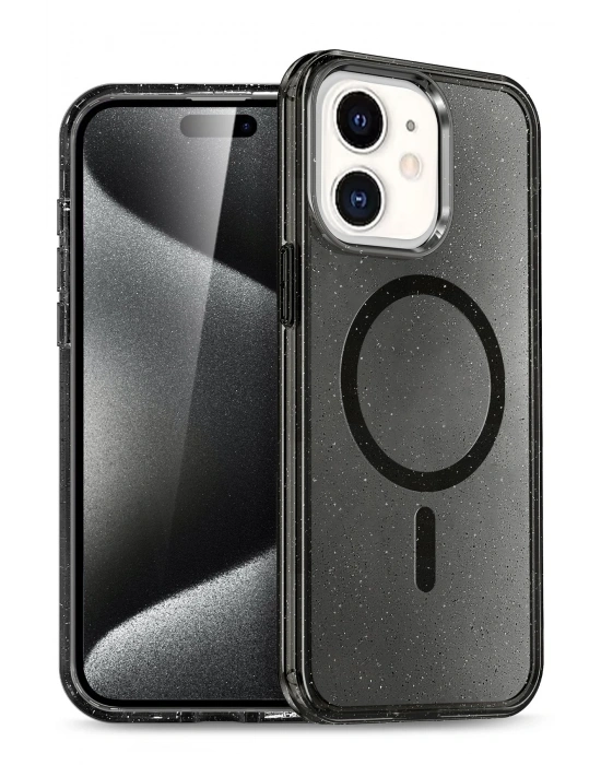 Joko Apple iPhone 12 Star Magsafe Kapak - Siyah