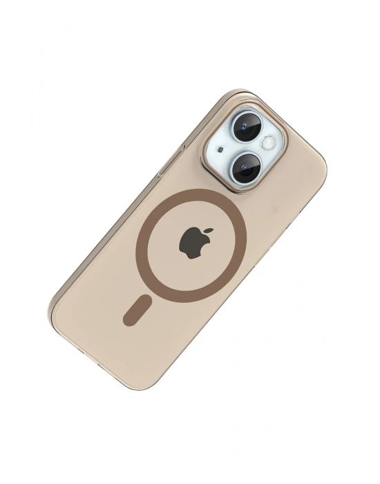 Joko Apple iPhone 14 PC Blank Magsafe Kapak - Çöl Titanyum