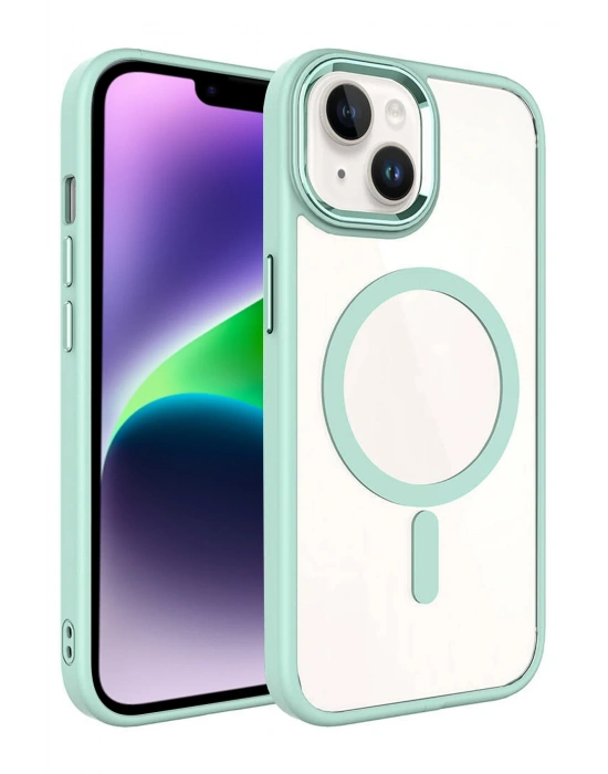 Joko Apple iPhone 14 Terea Magsafe Kapak - Yeşil
