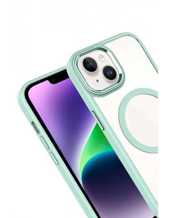 Joko Apple iPhone 14 Terea Magsafe Kapak - Yeşil
