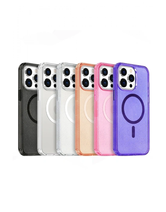 Joko Apple iPhone 15 Pro Max Star Magsafe Kapak - Mor