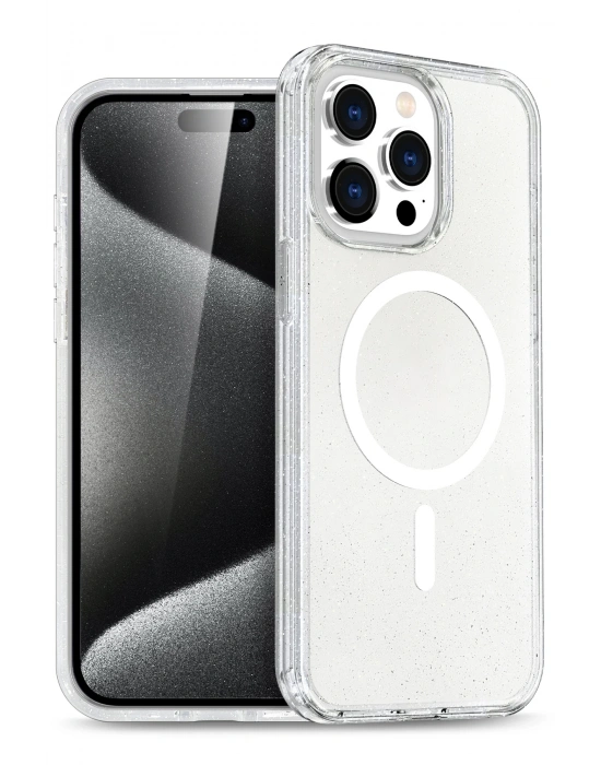 Joko Apple iPhone 15 Pro Max Star Magsafe Kapak - Şeffaf