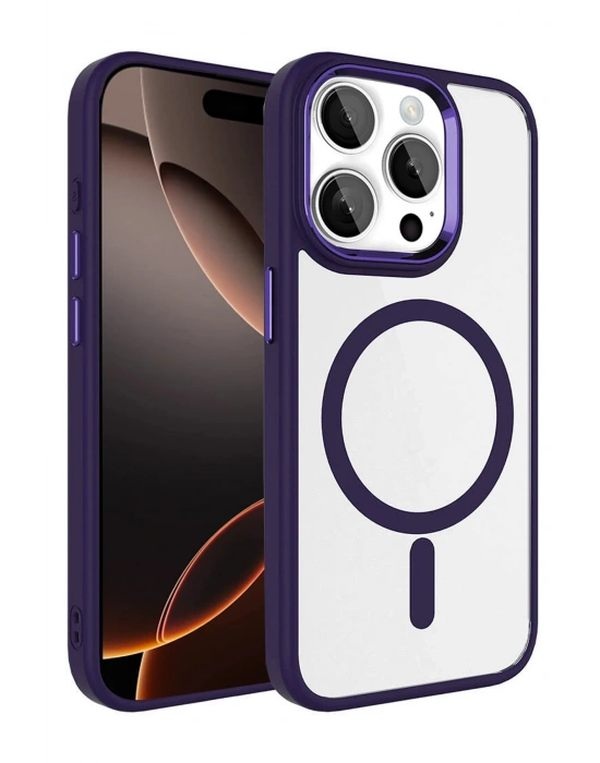 Joko Apple iPhone 15 Pro Max Terea Magsafe Kapak - Derin Mor