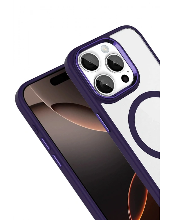 Joko Apple iPhone 15 Pro Max Terea Magsafe Kapak - Derin Mor