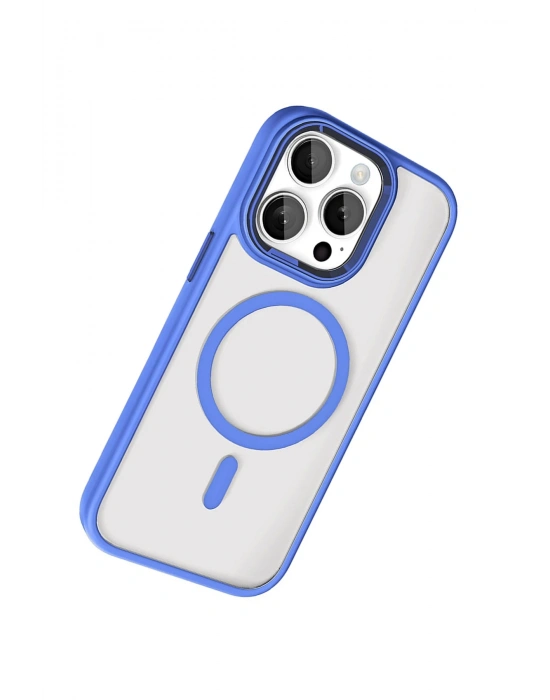 Joko Apple iPhone 15 Pro Max Terea Magsafe Kapak - Mavi