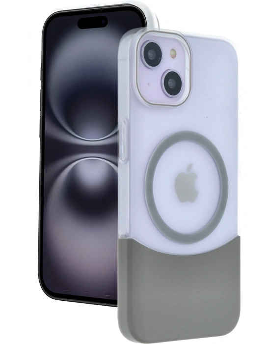 Joko Apple iPhone 15 Velar Magsafe Kapak - Natural Grey