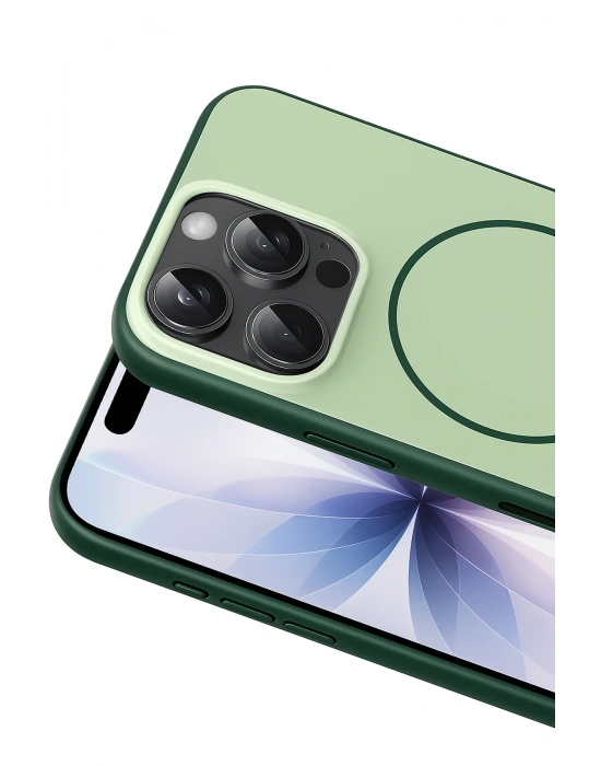 Joko Apple iPhone 16 Pro Max Neva Magsafe Kapak - Koyu Yeşil