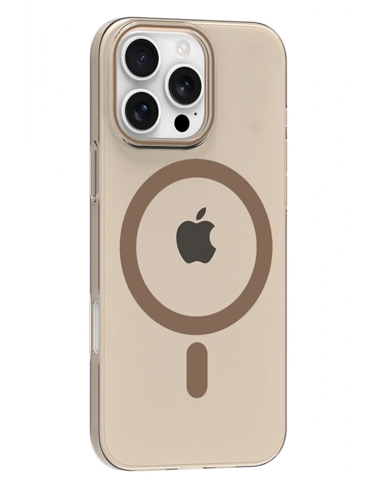 Joko Apple iPhone 16 Pro Max PC Blank Magsafe Kapak - Çöl Titanyum