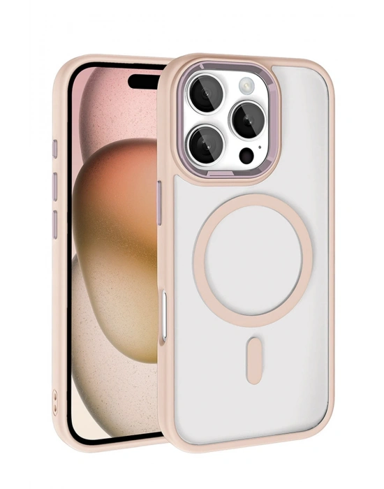 Joko Apple iPhone 16 Pro Max Terea Magsafe Kapak - Pembe