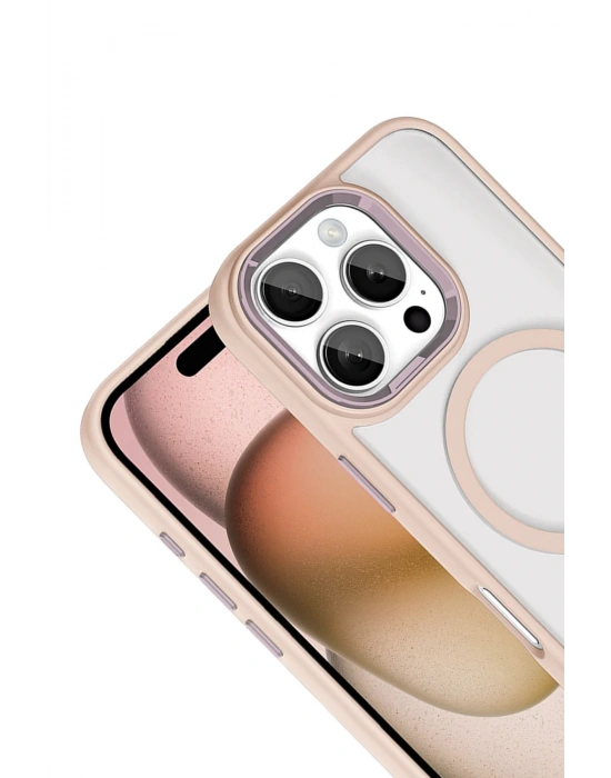 Joko Apple iPhone 16 Pro Max Terea Magsafe Kapak - Pembe