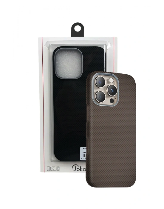 Joko Apple iPhone 16 Pro Max Volt Magsafe Kapak - Kahverengi