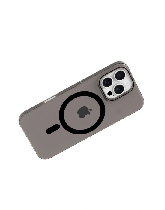 Joko Apple iPhone 16 Pro PC Blank Magsafe Kapak - Siyah