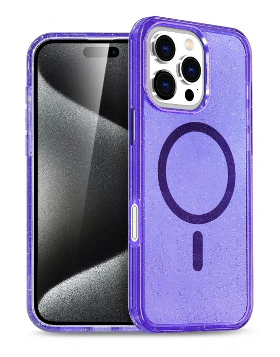 Joko Apple iPhone 16 Pro Star Magsafe Kapak - Mor