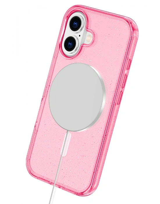 Joko Apple iPhone 16 Star Magsafe Kapak - Pembe