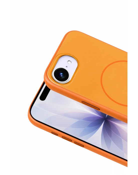 Joko Apple iPhone 16E Neva Magsafe Kapak - Turuncu