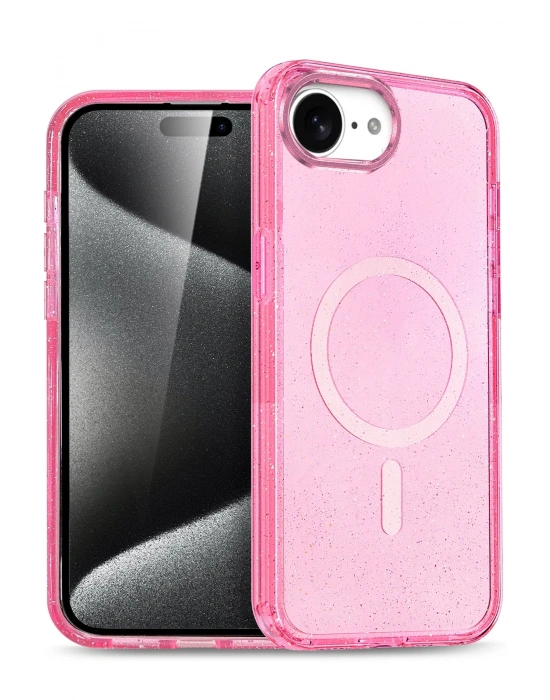 Joko Apple iPhone 16E Star Magsafe Kapak - Pembe