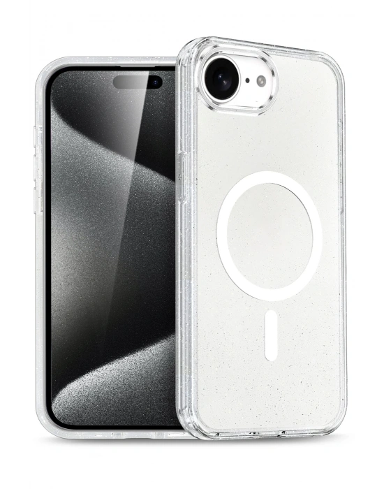 Joko Apple iPhone 16E Star Magsafe Kapak - Şeffaf