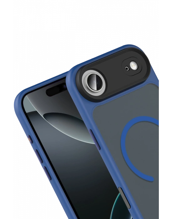 Joko Apple iPhone 17 Air Megane Magsafe Kapak - Lacivert