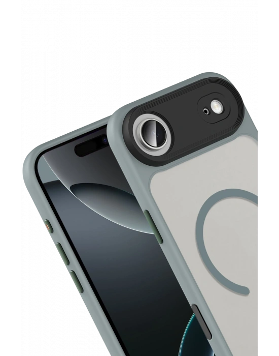 Joko Apple iPhone 17 Air Megane Magsafe Kapak - Titan Gri