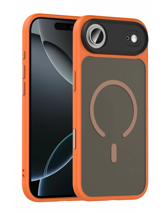 Joko Apple iPhone 17 Air Megane Magsafe Kapak - Turuncu