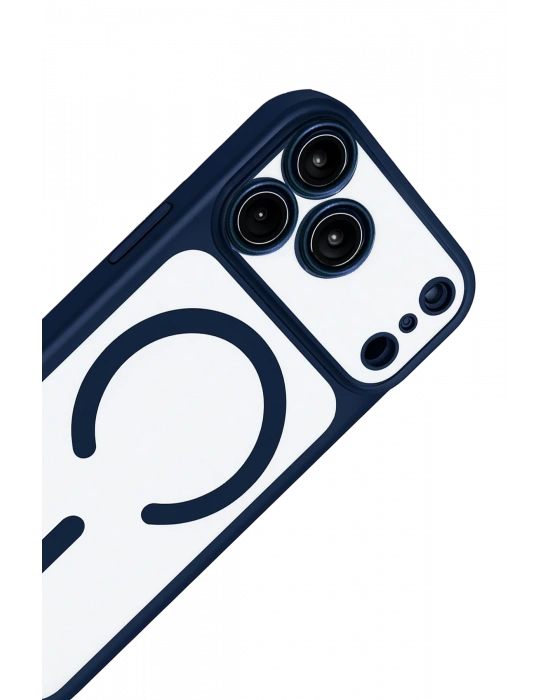 Joko Apple iPhone 17 Pro Chrome Magsafe Kapak - Lacivert