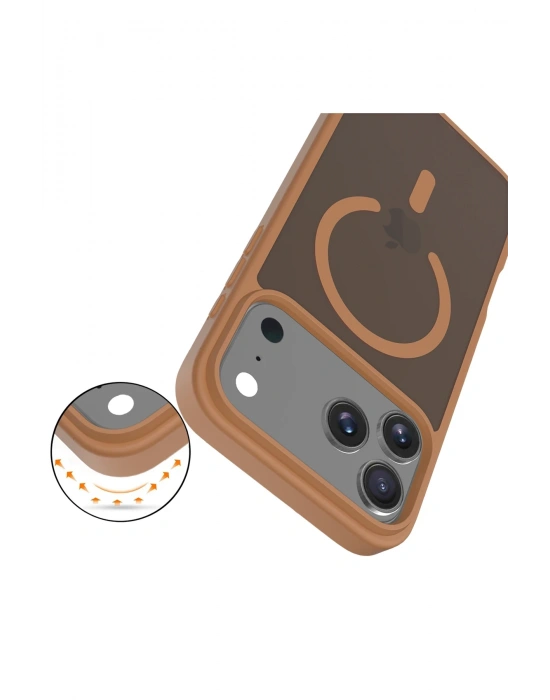 Joko Apple iPhone 17 Pro Jota Magsafe Kapak - Çöl Titanyum