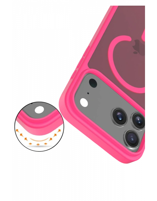 Joko Apple iPhone 17 Pro Jota Magsafe Kapak - Rose