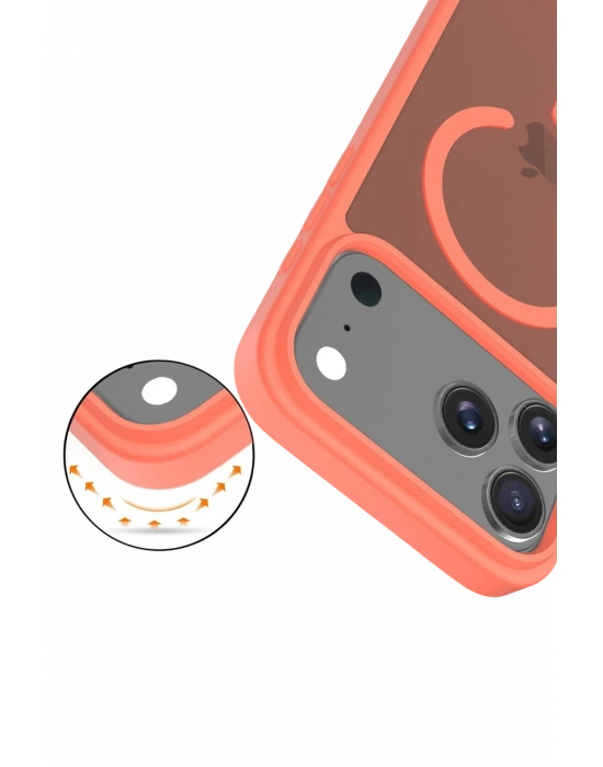Joko Apple iPhone 17 Pro Jota Magsafe Kapak - Turuncu