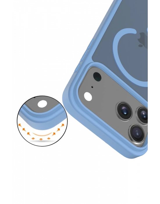 Joko Apple iPhone 17 Pro Max Jota Magsafe Kapak - Açık Mavi
