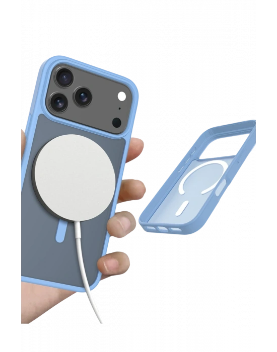 Joko Apple iPhone 17 Pro Max Jota Magsafe Kapak - Açık Mavi